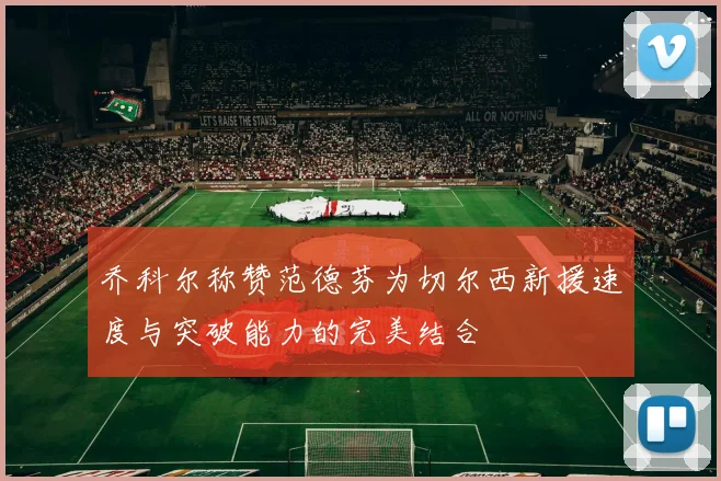 乔科尔称赞范德芬为切尔西新援速度与突破能力的完美结合